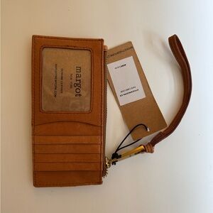 Margot Tan Leather Card Case